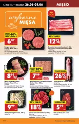 Gazetka promocyjna Biedronka - Od Czwartku - Gazetka - ważna od 02.07 do 02.07.2025 - strona 30 - produkty: Kurczak, Mięso mielone, Stek wołowy, Mięso z uda kurczaka, Stek, Tusz, Burger, Boczek, Flaki, Mięso, Boczek wieprzowy