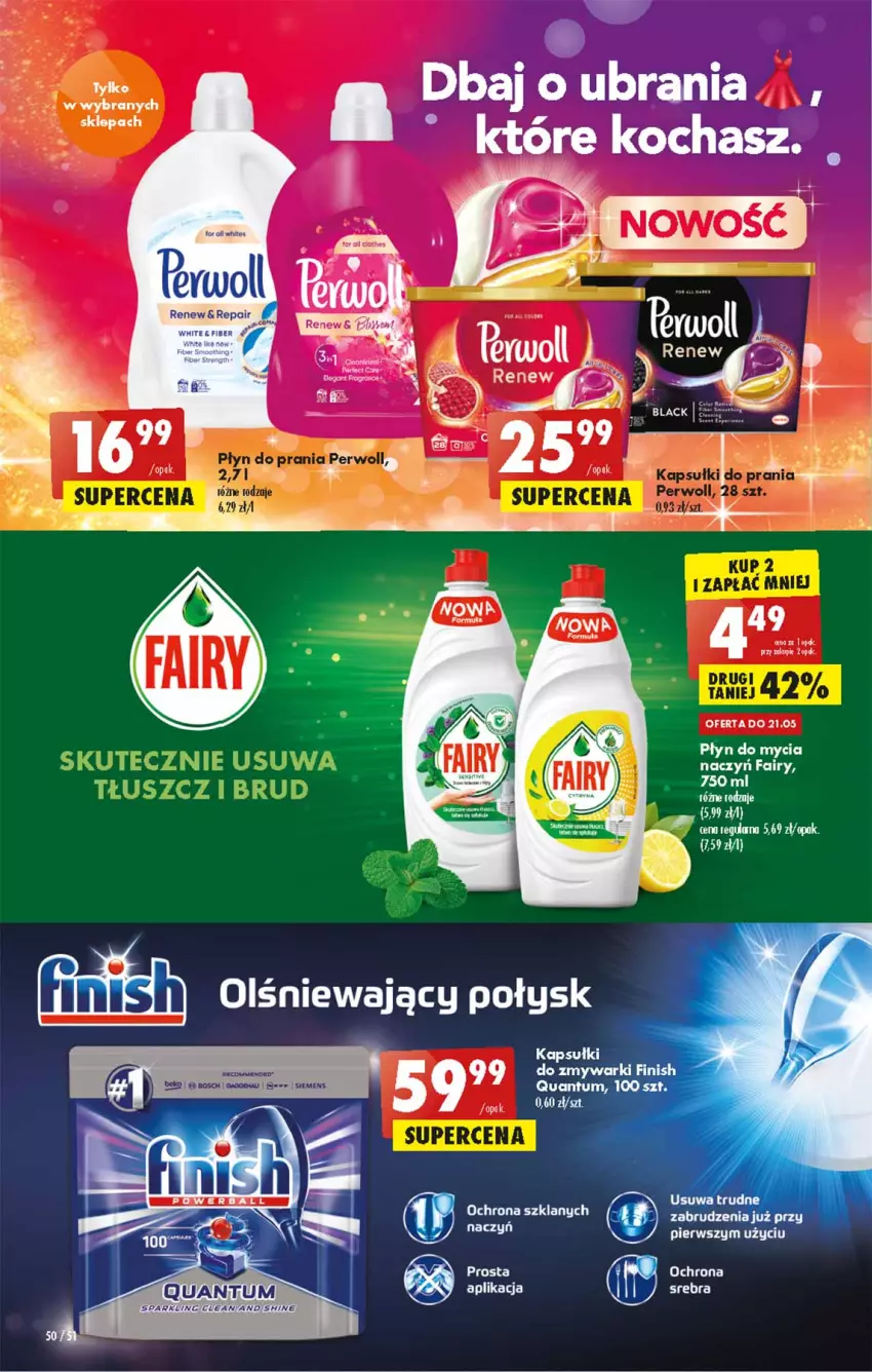 Gazetka promocyjna Biedronka - W tym tygodniu - ważna 19.05 do 25.05.2022 - strona 50 - produkty: Do mycia naczyń, Fa, Fairy, LG, Płyn do mycia, Płyn do mycia naczyń, Zmywarki