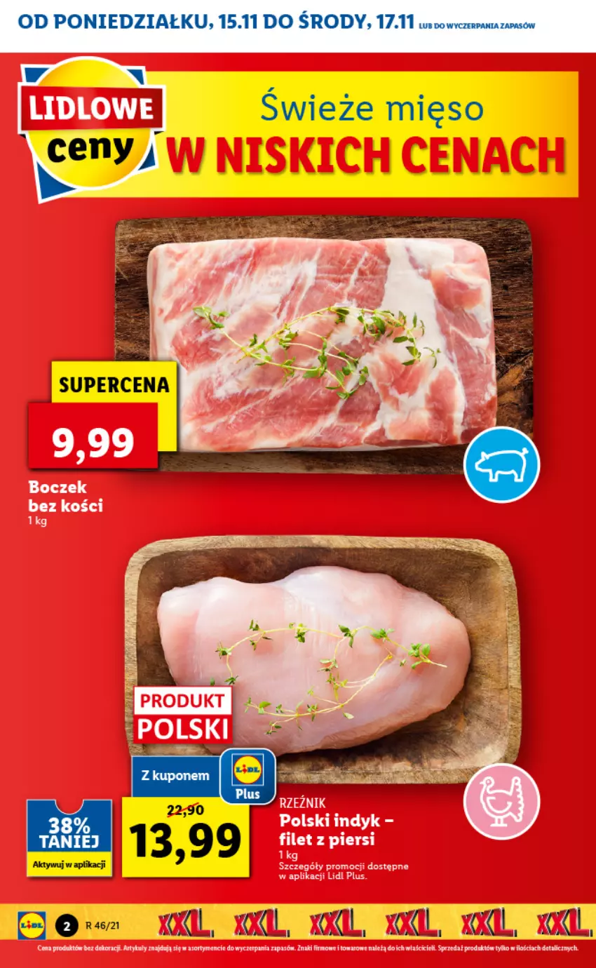 Gazetka promocyjna Lidl - GAZETKA - ważna 15.11 do 17.11.2021 - strona 2 - produkty: Mięso