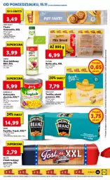 Gazetka promocyjna Lidl - GAZETKA - Gazetka - ważna od 17.11 do 17.11.2021 - strona 21 - produkty: Ciasto francuskie, Por, Koc, Gra, Bonduelle, Tortilla, Lack, Chleb tostowy, Chleb, Ocet, Bułka, Heinz, Kukurydza, Fa