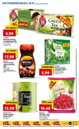 Gazetka promocyjna Lidl - GAZETKA - Gazetka - ważna od 17.11 do 17.11.2021 - strona 29 - produkty: Torebka, Por, Gra, Kawa, Teekanne, Herbata, Mango, Mięta, Herbapol, Fa