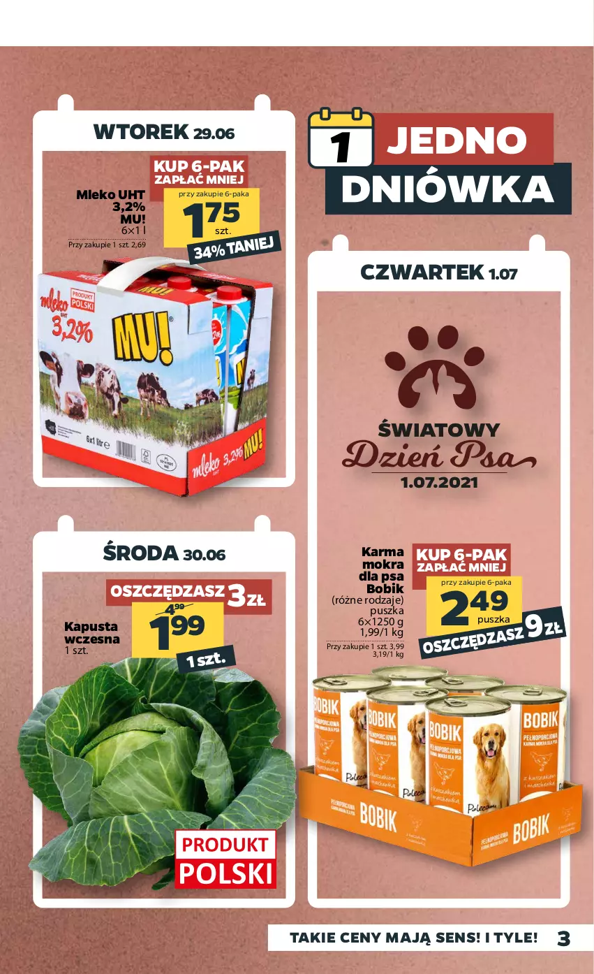 Gazetka promocyjna Netto - Gazetka spożywcza - ważna 28.06 do 03.07.2021 - strona 3 - produkty: Mleko