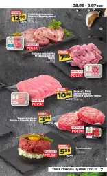 Gazetka promocyjna Netto - Gazetka spożywcza - Gazetka - ważna od 03.07 do 03.07.2021 - strona 7 - produkty: Tatar wołowy, Karkówka wieprzowa, Burger
