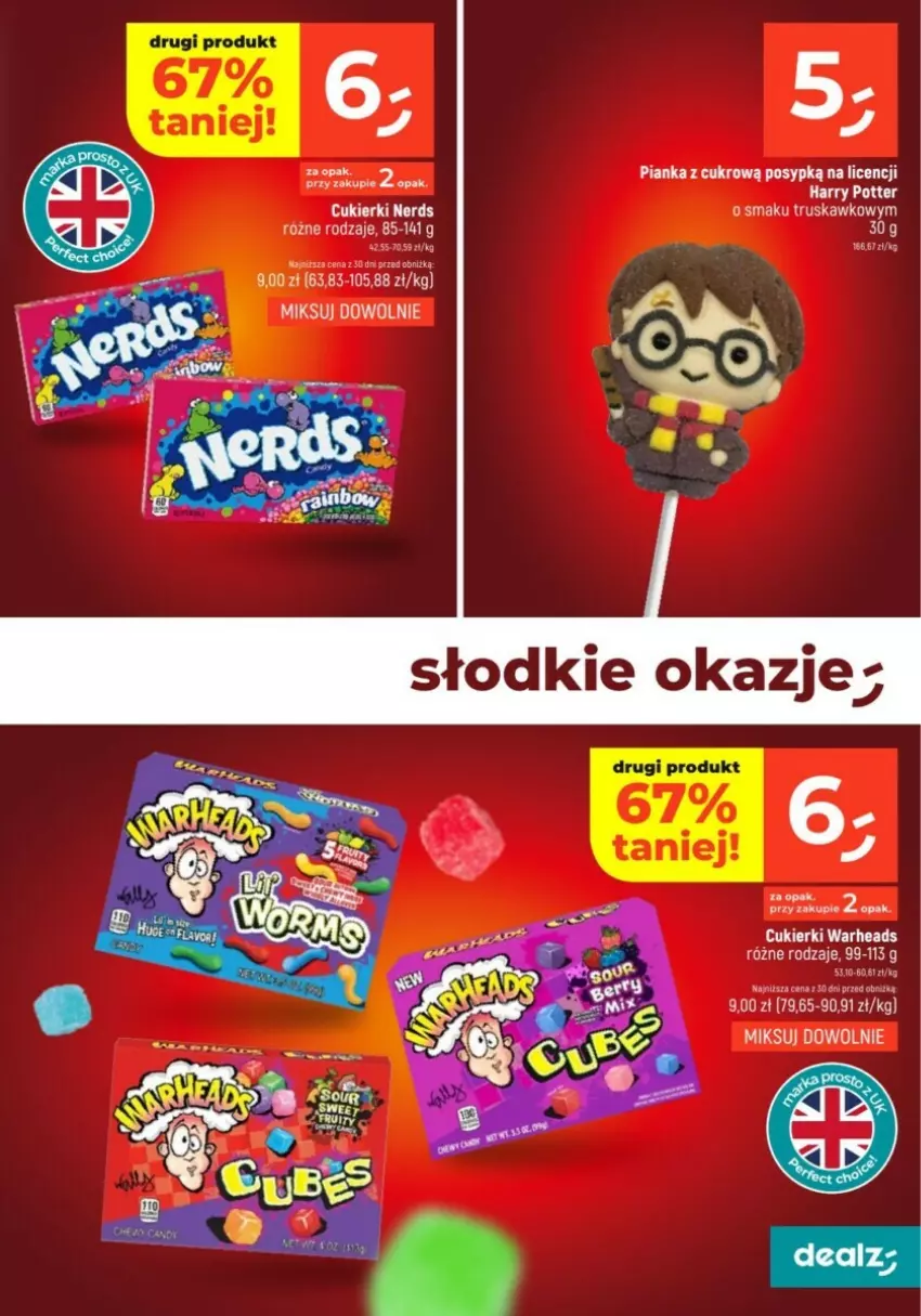 Gazetka promocyjna Dealz - ważna 09.01 do 15.01.2025 - strona 12 - produkty: Cukier, Cukierki, Harry Potter