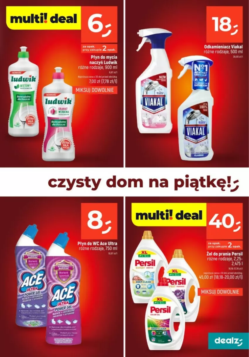 Gazetka promocyjna Dealz - ważna 09.01 do 15.01.2025 - strona 9 - produkty: Do mycia naczyń, Ludwik, Odkamieniacz, Persil, Płyn do mycia, Płyn do mycia naczyń, Płyn do wc