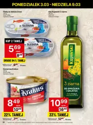 Gazetka promocyjna Delikatesy Centrum - NOWA GAZETKA Delikatesy Centrum od 3 marca! 3-9.03.2025 - Gazetka - ważna od 09.03 do 09.03.2025 - strona 28 - produkty: Krakus, Kujawski, Sos, Ser, Rum, Por, Gra, Sałat, Graal, Olej