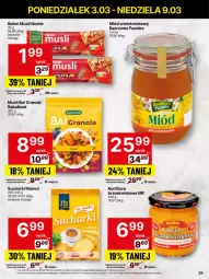 Gazetka promocyjna Delikatesy Centrum - NOWA GAZETKA Delikatesy Centrum od 3 marca! 3-9.03.2025 - Gazetka - ważna od 09.03 do 09.03.2025 - strona 29 - produkty: Rum, Mus, Gra, Ba!, Konfitura, Miód, Baton, Granola, Bakalland