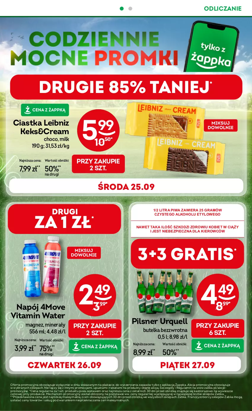 Gazetka promocyjna Żabka - ważna 25.09 do 08.10.2024 - strona 2 - produkty: Ciastka, Gra, Magnez, Napój, Piec, Pilsner Urquell, Piwa