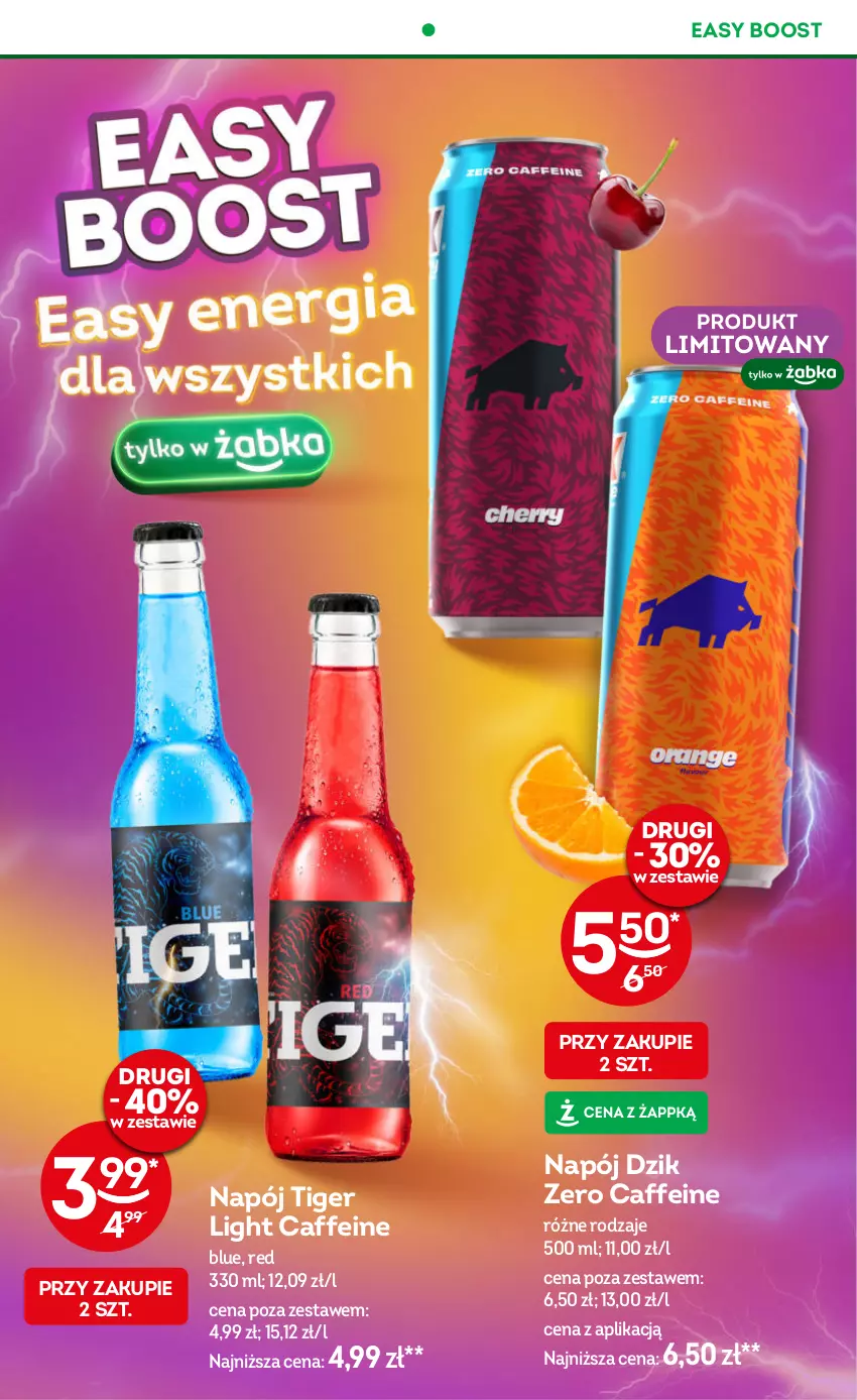 Gazetka promocyjna Żabka - ważna 25.09 do 08.10.2024 - strona 21 - produkty: Napój, Tiger