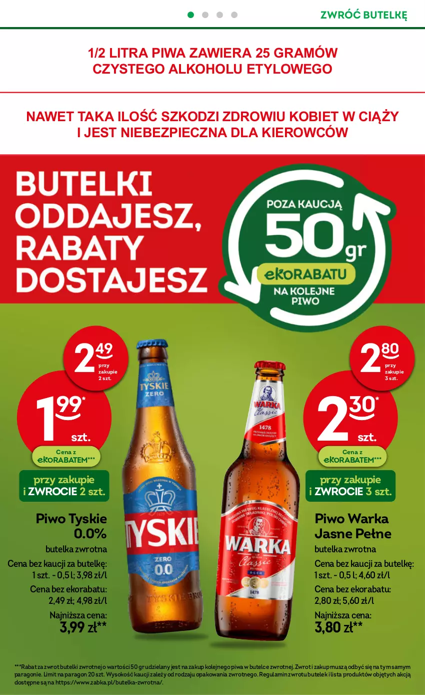 Gazetka promocyjna Żabka - ważna 25.09 do 08.10.2024 - strona 26 - produkty: Gra, Mus, Olej, Piec, Piwa, Piwo, Sok, Tyskie, Warka