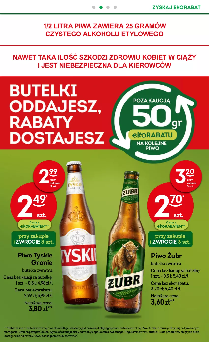 Gazetka promocyjna Żabka - ważna 25.09 do 08.10.2024 - strona 27 - produkty: Gra, Mus, Olej, Piec, Piwa, Piwo, Sok, Tyskie