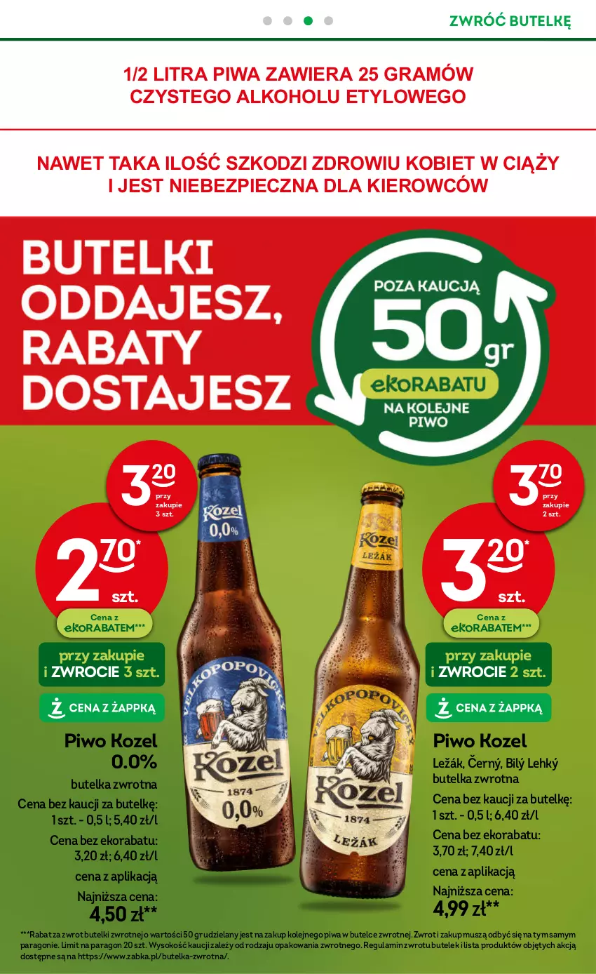 Gazetka promocyjna Żabka - ważna 25.09 do 08.10.2024 - strona 28 - produkty: Gra, Kozel, Mus, Olej, Piec, Piwa, Piwo, Sok