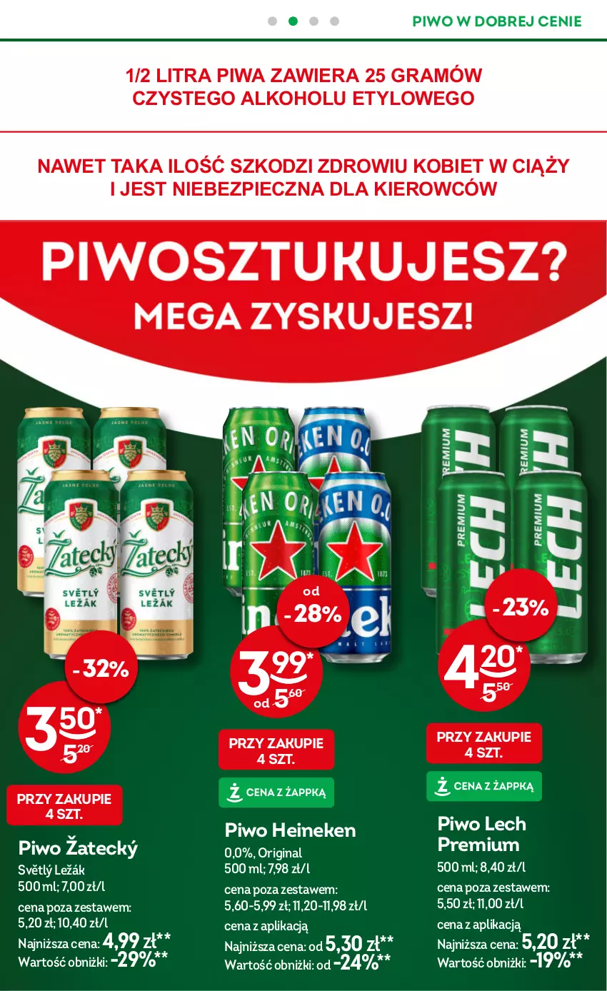 Gazetka promocyjna Żabka - ważna 25.09 do 08.10.2024 - strona 31 - produkty: Gin, Gra, Heineken, Lech Premium, Piec, Piwa, Piwo