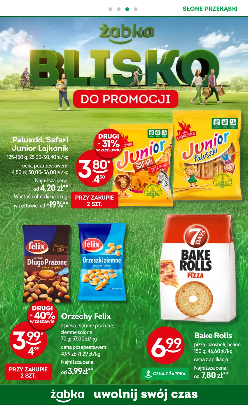 Gazetka promocyjna Żabka - ważna 25.09 do 08.10.2024 - strona 38 - produkty: Bake Rolls, Beko, Czosnek, Fa, Felix, Lajkonik, Piec, Pizza