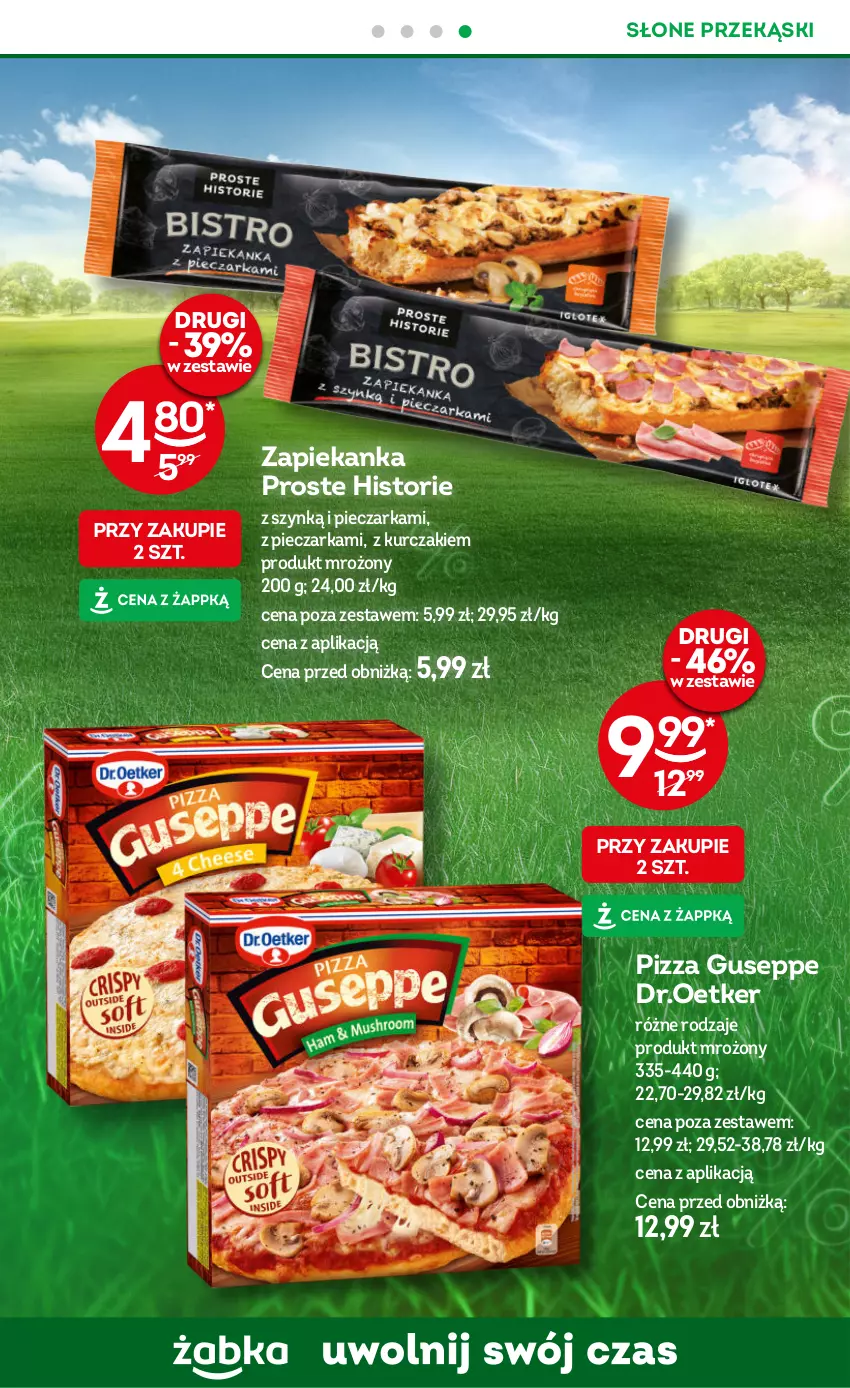 Gazetka promocyjna Żabka - ważna 25.09 do 08.10.2024 - strona 39 - produkty: Kurczak, Piec, Pieczarka, Pizza, Zapiekanka