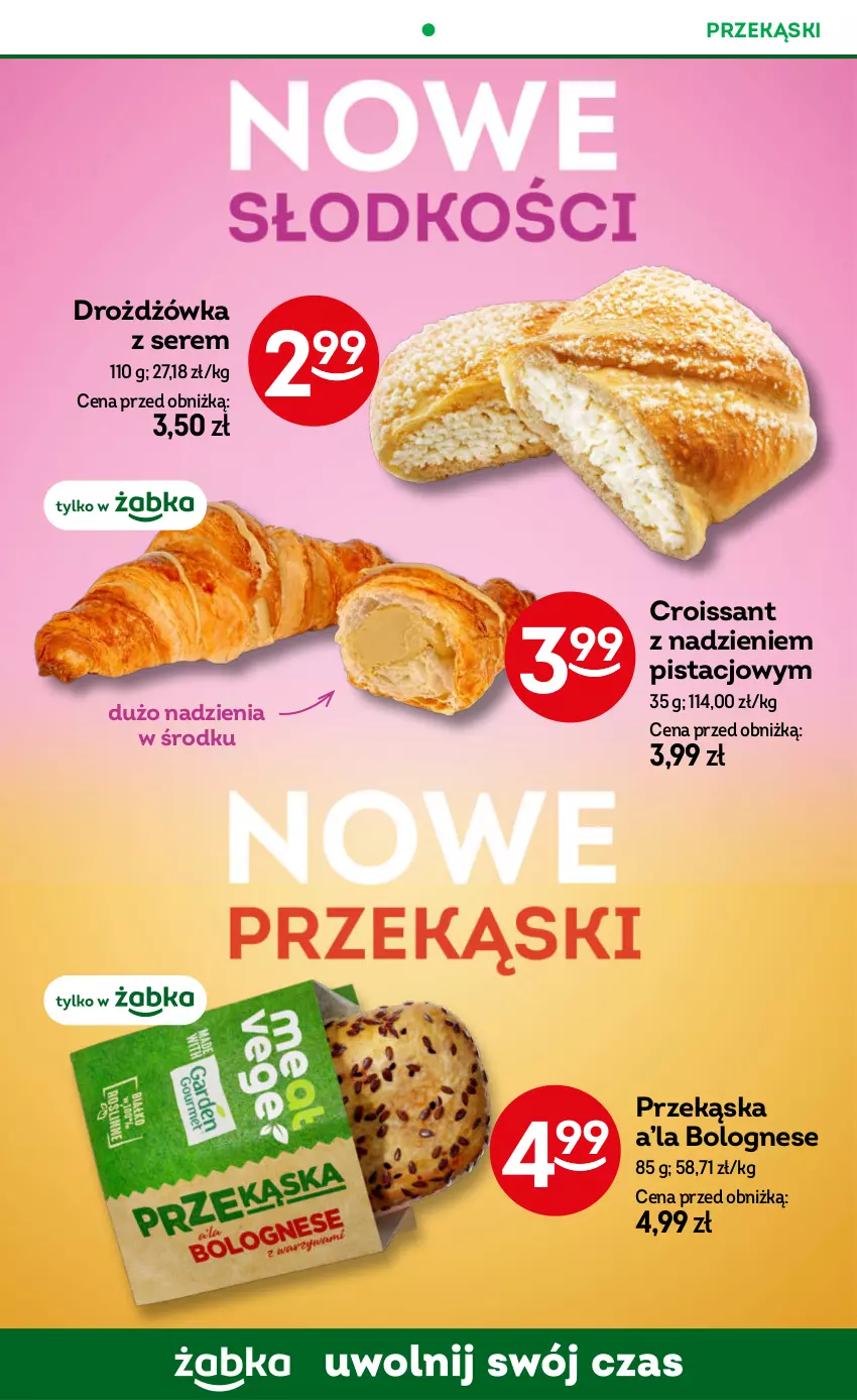 Gazetka promocyjna Żabka - ważna 25.09 do 08.10.2024 - strona 53 - produkty: Croissant, Ser