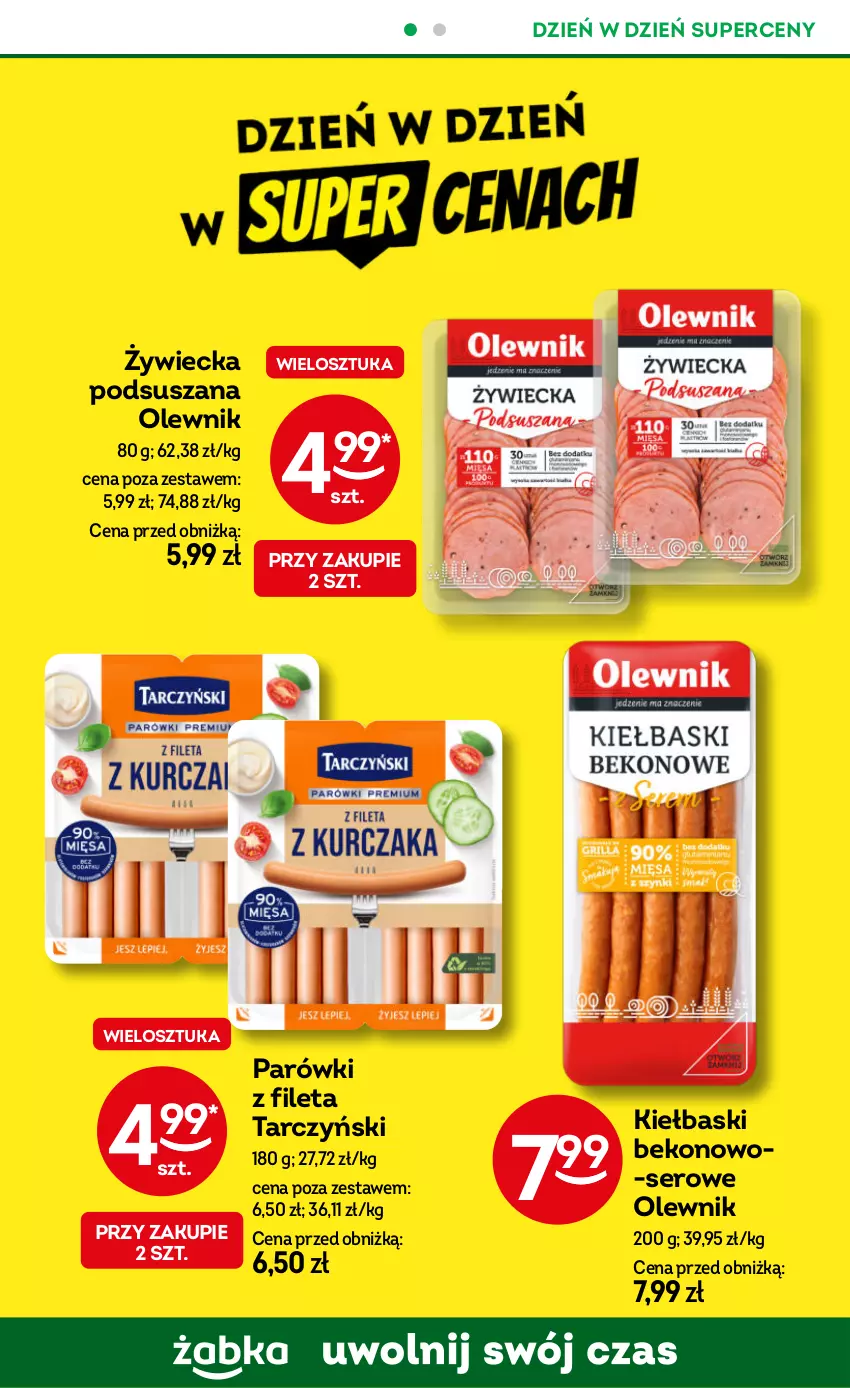 Gazetka promocyjna Żabka - ważna 25.09 do 08.10.2024 - strona 60 - produkty: Beko, Olewnik, Parówki, Ser, Tarczyński