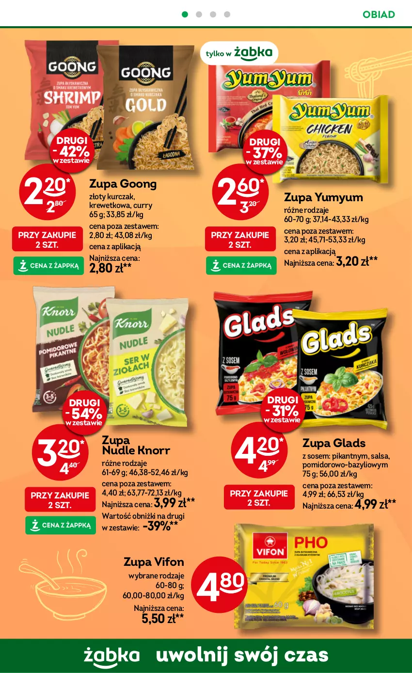 Gazetka promocyjna Żabka - ważna 25.09 do 08.10.2024 - strona 70 - produkty: Bazyl, Knorr, Kurczak, Salsa, Sos, Zupa