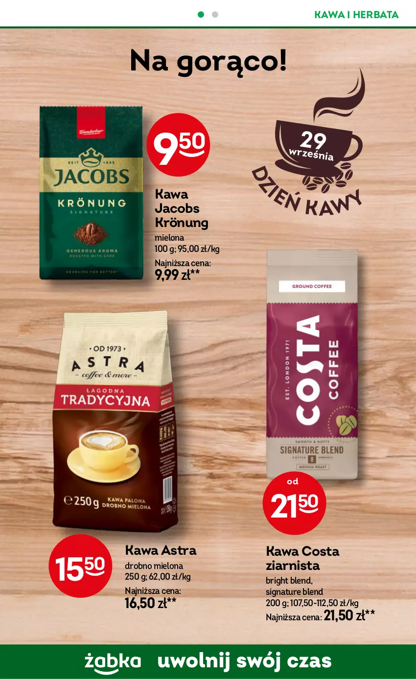 Gazetka promocyjna Żabka - ważna 25.09 do 08.10.2024 - strona 74 - produkty: Herbata, Jacobs, Jacobs Krönung, Kawa