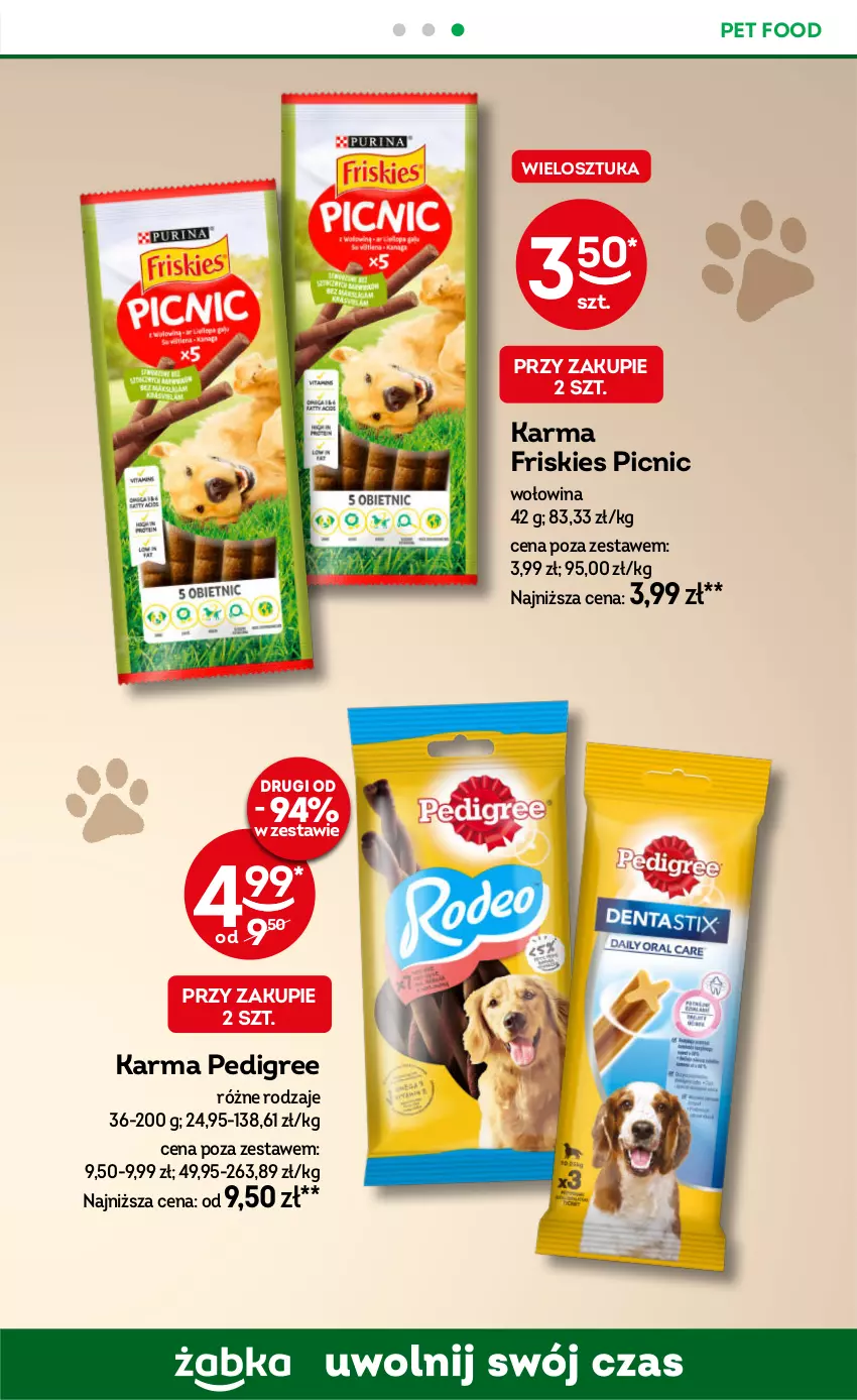 Gazetka promocyjna Żabka - ważna 25.09 do 08.10.2024 - strona 79 - produkty: Friskies, Pedigree, Wołowina