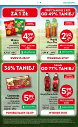 Gazetka promocyjna Żabka - Gazetka - ważna od 08.10 do 08.10.2024 - strona 3 - produkty: Sok, Ser, Chipsy, Coca-Cola, Czekolada, Fanta, Sprite, Lay’s, Napój, Fa