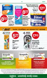 Gazetka promocyjna Żabka - Gazetka - ważna od 08.10 do 08.10.2024 - strona 76 - produkty: BIC, Papier, Długopis, Velvet, Szynka, Ręcznik, Always, Podpaski, Carefree, Maszynka, Maszynka do golenia, Wkładki, Always Ultra