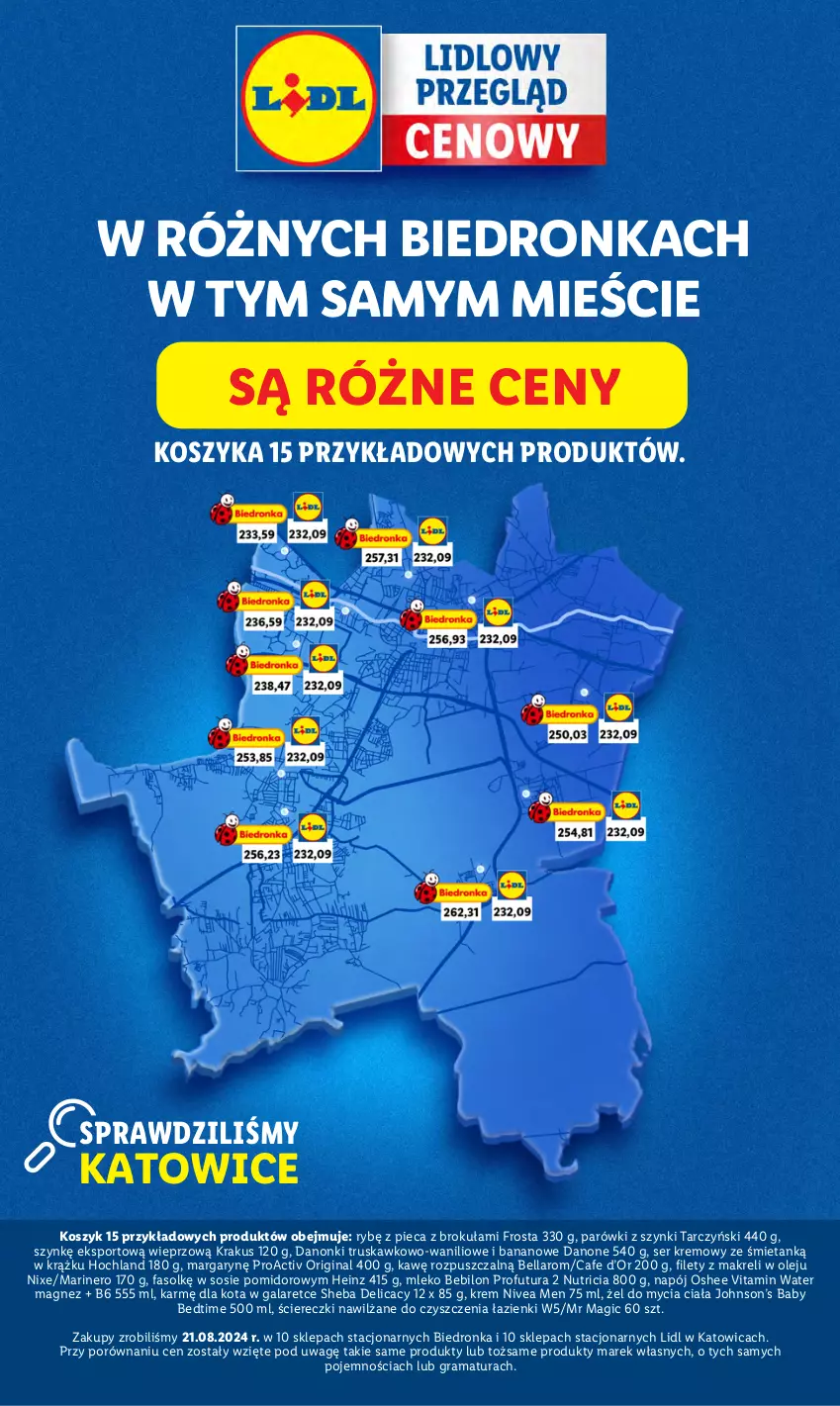 Gazetka promocyjna Lidl - GAZETKA - ważna 07.10 do 12.10.2024 - strona 4 - produkty: BEBILON, Bell, Bella, Danone, Danonki, Fa, Frosta, Gala, Gin, Gra, Heinz, Hochland, Kosz, Krakus, Magnez, Mleko, Mleko Bebilon, Napój, Nivea, Nivea Men, Olej, Oshee, Parówki, Parówki z szynki, Piec, Por, Rama, Ser, Sheba, Sos, Sport, Tarczyński