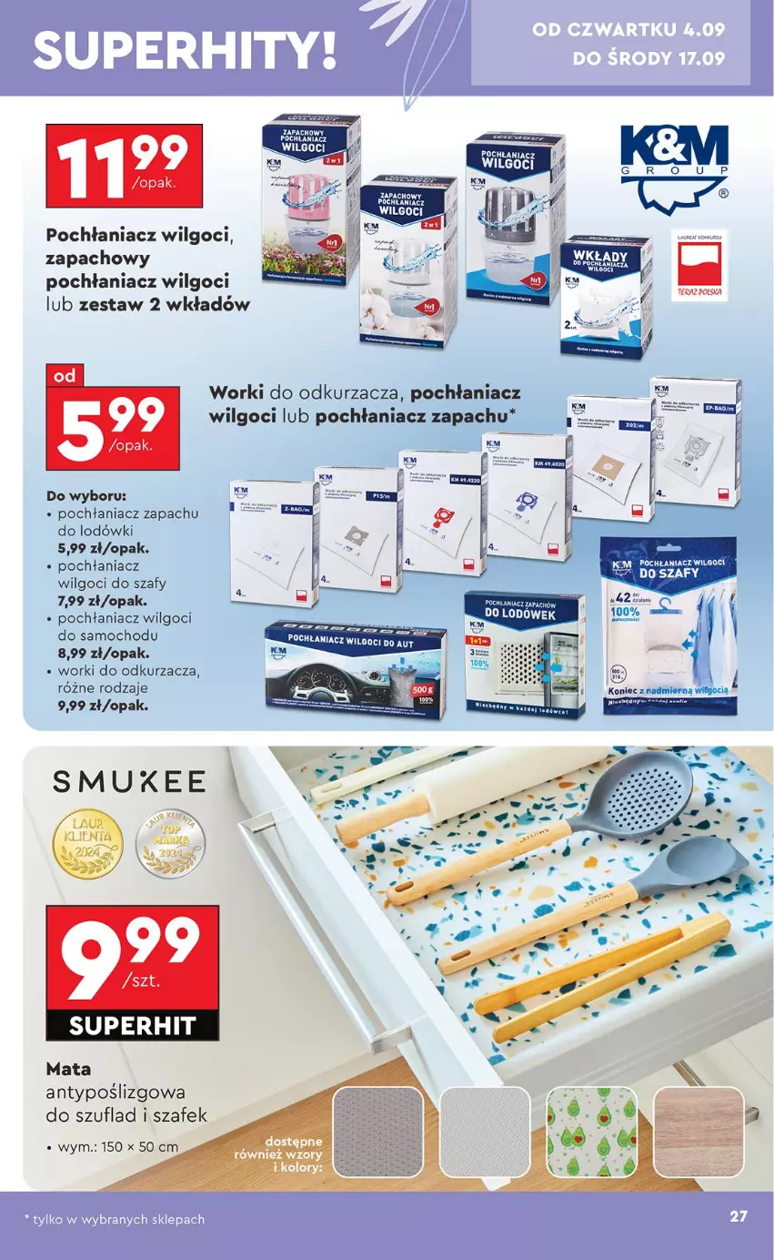 Gazetka promocyjna Biedronka - Okazje Tygodnia - ważna 01.09 do 13.09.2025 - strona 29 - produkty: Fa, Laur, LG, Odkurzacz, Pochłaniacz wilgoci