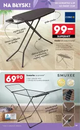 Gazetka promocyjna Biedronka - Okazje Tygodnia - Gazetka - ważna od 13.09 do 13.09.2025 - strona 31 - produkty: Deska do prasowania, Karp, Uchwyty, Laur, Suszarka, Pokrowiec, Suszarka na pranie