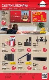 Gazetka promocyjna Biedronka - Okazje Tygodnia - Gazetka - ważna od 13.09 do 13.09.2025 - strona 43 - produkty: Gra, Głośnik, Soundbar, Popcorn, Szyna, Telewizor, Fa