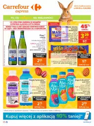 Gazetka promocyjna Carrefour - Gazetka Express - Gazetka - ważna od 03.04 do 03.04.2021 - strona 1 - produkty: Piwa, Piwo, Piec, Gra, Jogurt, Wafelek, Kosz, Mlekovita, Grześki, Oshee, Masło, Napój, Mleko