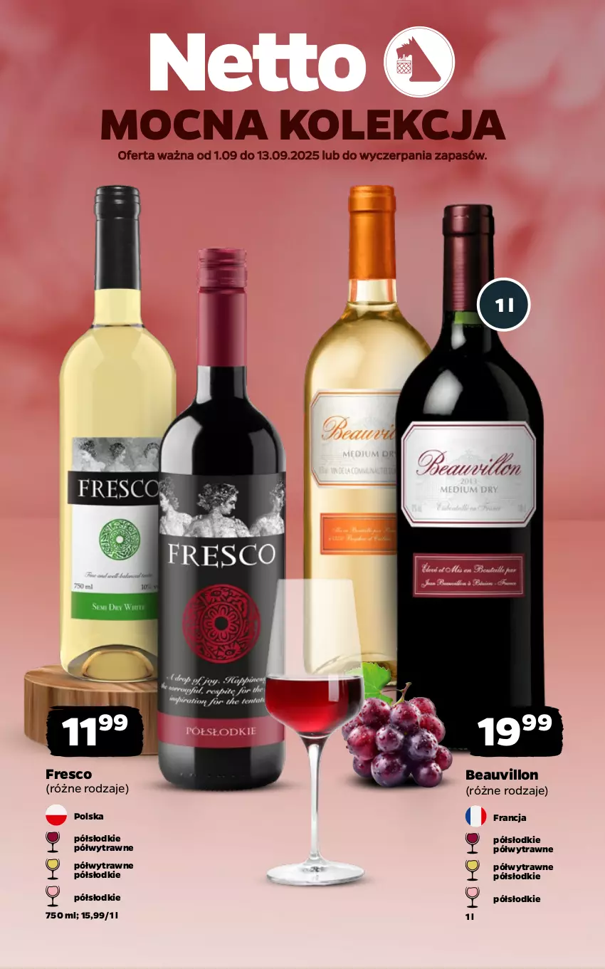 Gazetka promocyjna Netto - Netto_MK_WINE_09/25_1 - ważna 01.09 do 13.09.2025 - strona 1 - produkty: Fresco