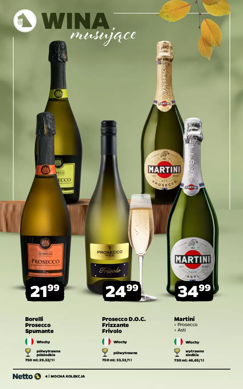 Gazetka promocyjna Netto - Netto_MK_WINE_09/25_1 - ważna 01.09 do 13.09.2025 - strona 4 - produkty: Martini, Mus, Prosecco, Puma