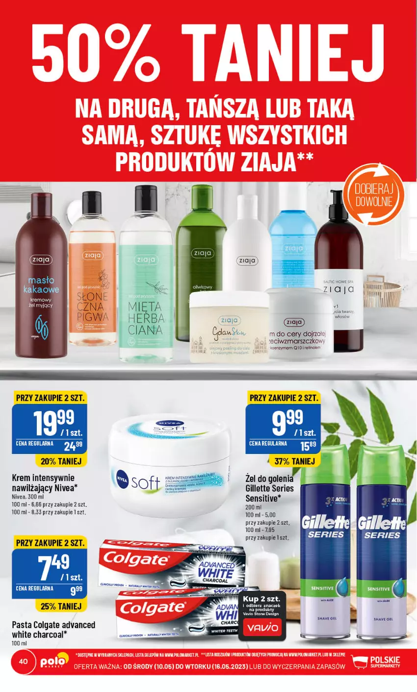 Gazetka promocyjna PoloMarket - Gazetka pomocyjna - ważna 10.05 do 16.05.2023 - strona 40 - produkty: Colgate, Gillette, LG, Mars, Nivea, Ser