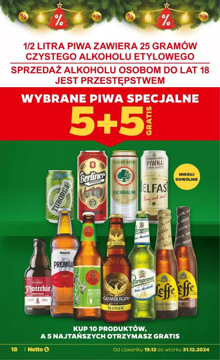 Gazetka promocyjna Netto - ważna 19.12 do 24.12.2024 - strona 10 - produkty: Gra, Piwa