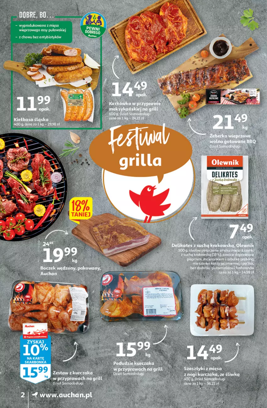 Gazetka promocyjna Auchan - Udane grillowanie jest w cenie Supermarkety - ważna 19.05 do 28.05.2022 - strona 2 - produkty: Koc