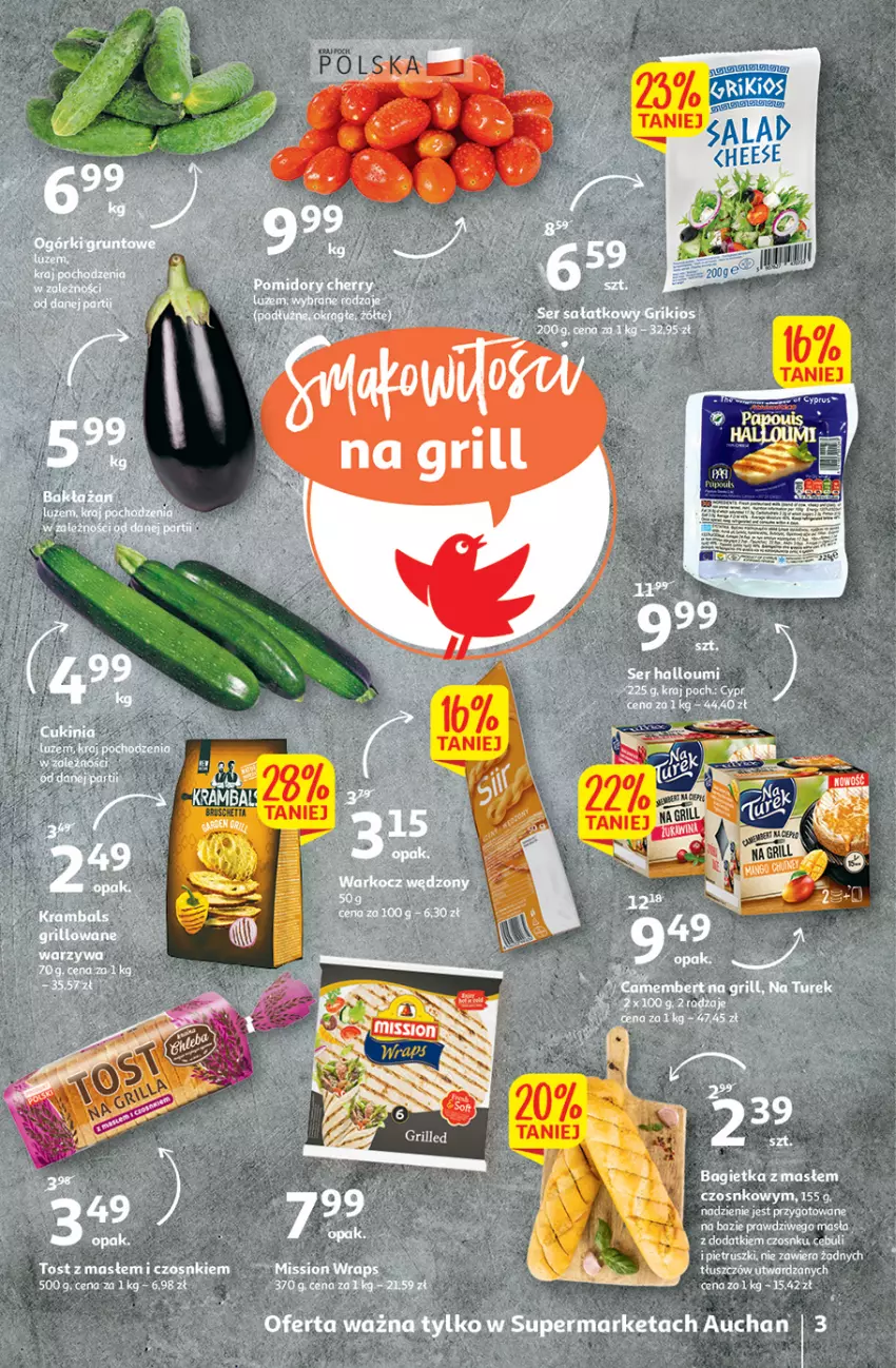 Gazetka promocyjna Auchan - Udane grillowanie jest w cenie Supermarkety - ważna 19.05 do 28.05.2022 - strona 3 - produkty: Gry