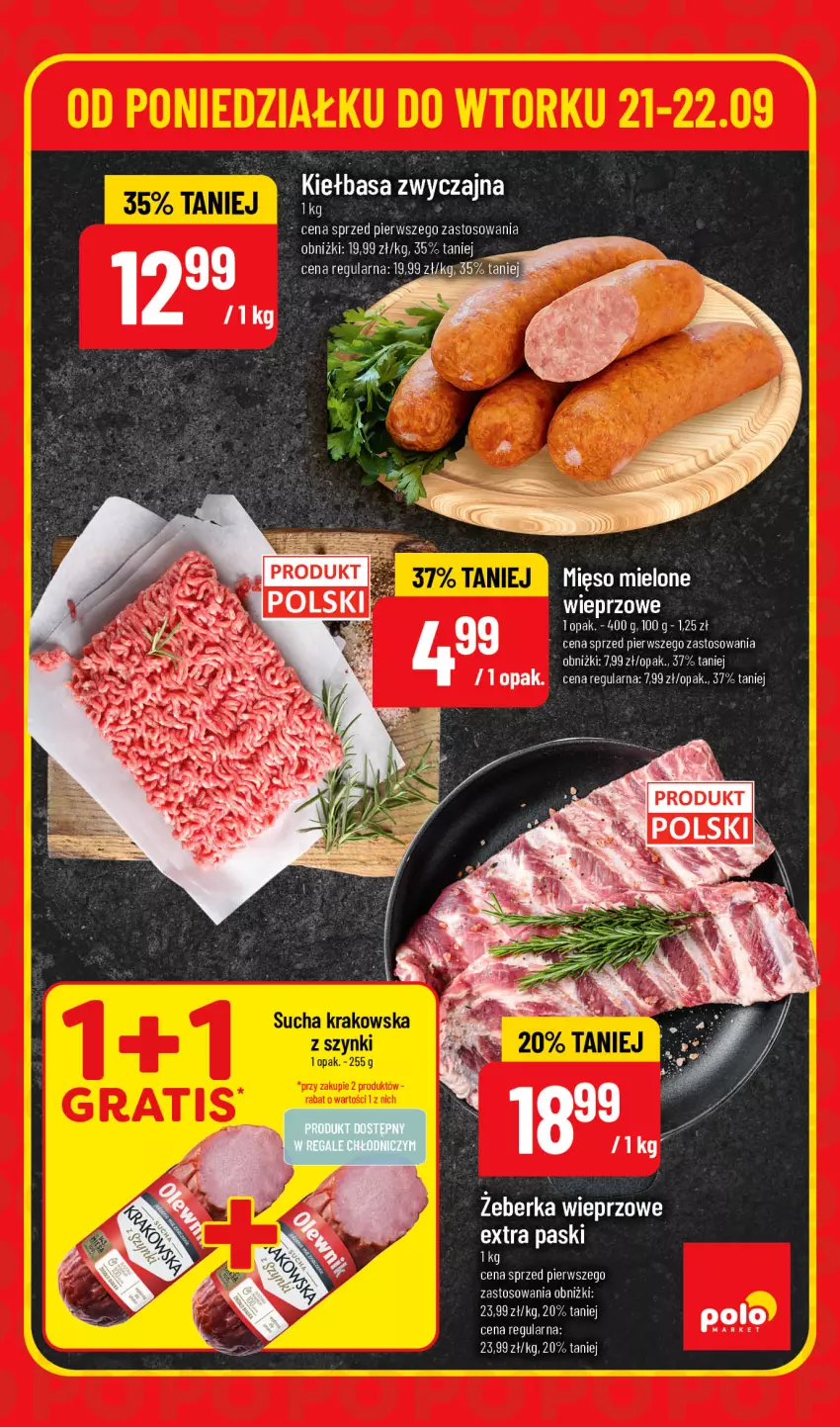 Gazetka promocyjna PoloMarket - Katalog Superhity - ważna 21.09 do 22.09.2026 - strona 3 - produkty: Kiełbasa, Mięso, Mięso mielone, Sok