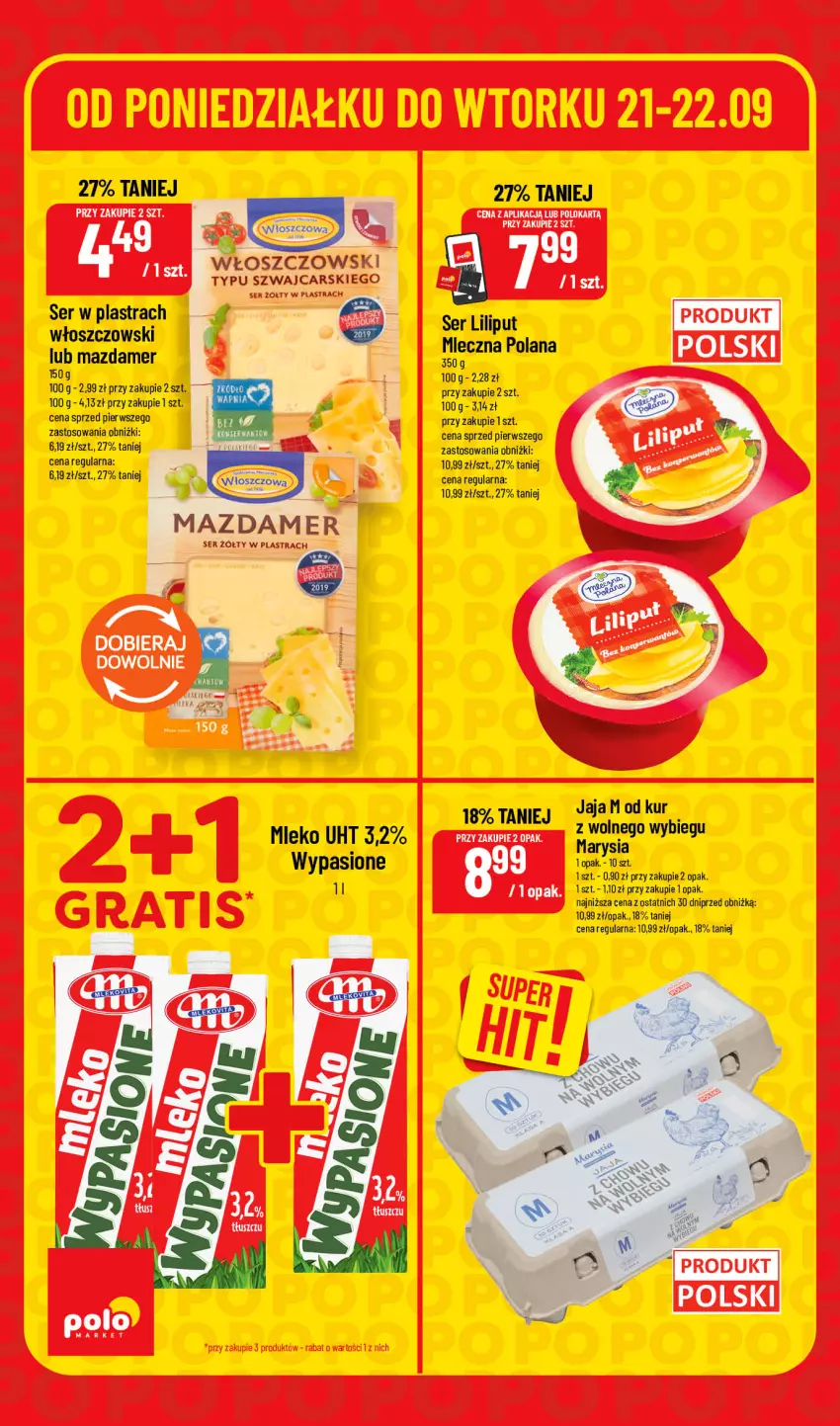 Gazetka promocyjna PoloMarket - Katalog Superhity - ważna 21.09 do 22.09.2026 - strona 4 - produkty: Fa, Jaja, LANA, LG, Mazdamer, Mleko, Ser, Włoszczowski