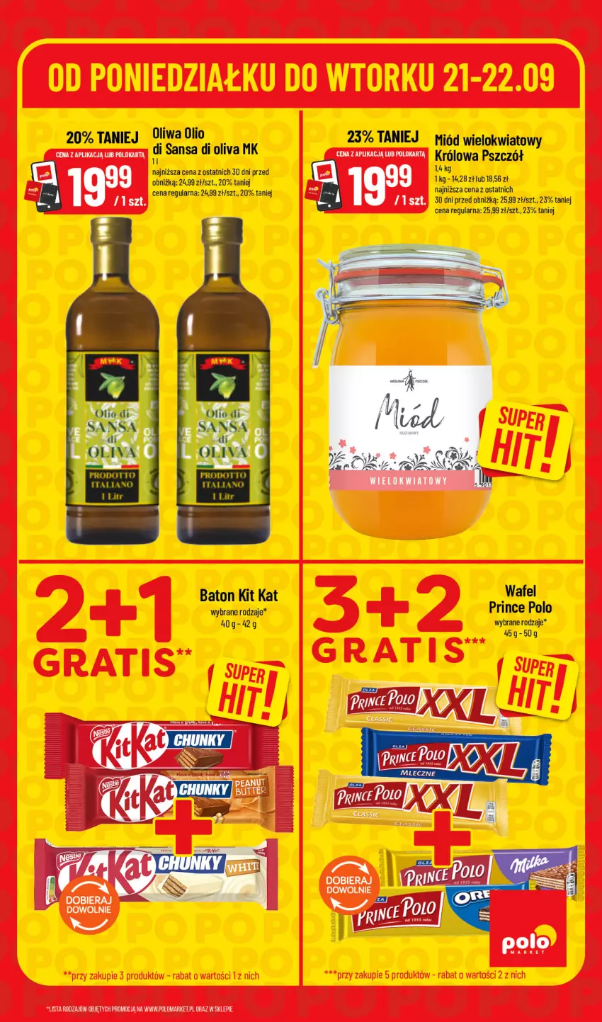 Gazetka promocyjna PoloMarket - Katalog Superhity - ważna 21.09 do 22.09.2026 - strona 5 - produkty: Baton, Kit Kat, Miód, Prince Polo