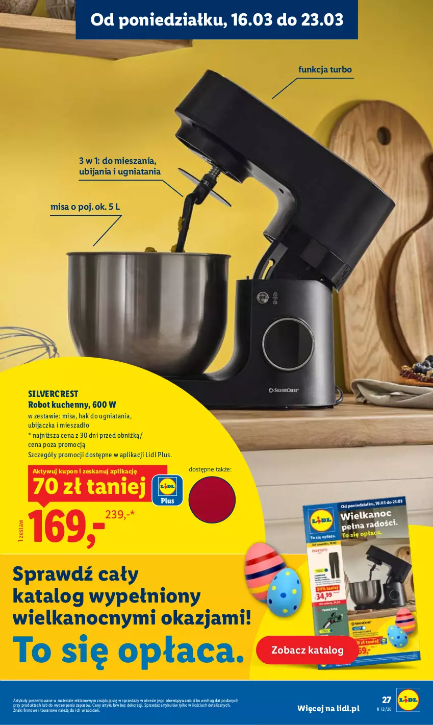 Gazetka promocyjna Lidl - Gazetka ważna od 16.03 do 18.03 - ważna 16.03 do 18.03.2026 - strona 29 - produkty: Mieszadło, Robot, Silvercrest