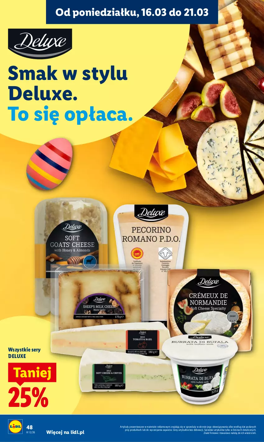 Gazetka promocyjna Lidl - Gazetka ważna od 16.03 do 18.03 - ważna 16.03 do 18.03.2026 - strona 50 - produkty: Ser