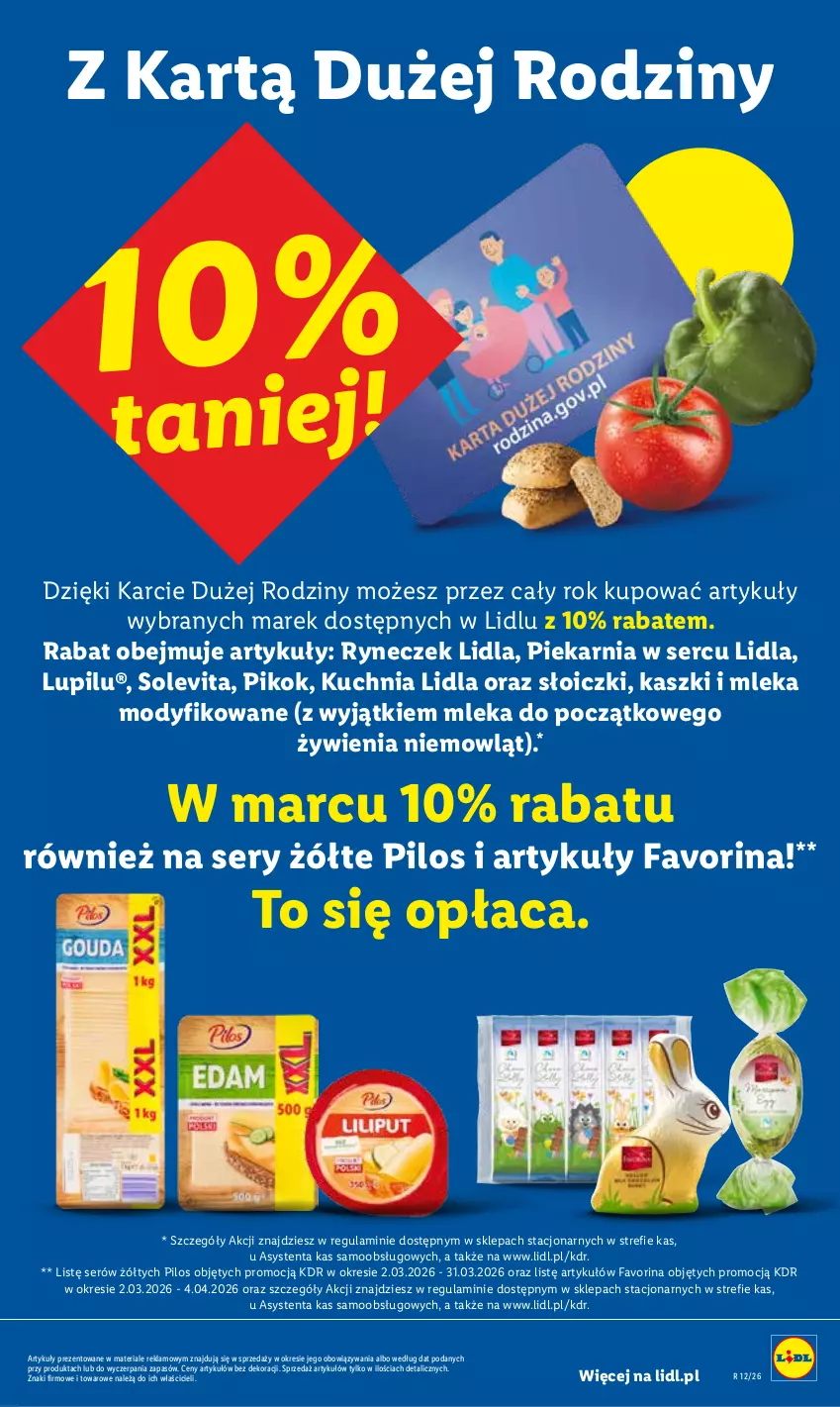 Gazetka promocyjna Lidl - Gazetka ważna od 16.03 do 18.03 - ważna 16.03 do 18.03.2026 - strona 77 - produkty: Fa, Kuchnia, PIKOK, Pilos, Ser, Słoiczki