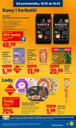 Gazetka promocyjna Lidl - Gazetka ważna od 16.03 do 18.03 - Gazetka - ważna od 18.03 do 18.03.2026 - strona 61 - produkty: Torebka, Kawa ziarnista, Bell, Kawa, Dilmah, Lody, Bella, Herbata, Herbapol