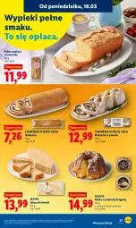 Gazetka promocyjna Lidl - Gazetka ważna od 16.03 do 18.03 - Gazetka - ważna od 18.03 do 18.03.2026 - strona 63 - produkty: Ser, Cukier, Królewski, Makowiec, LANA, Sękacz, Babka, LG
