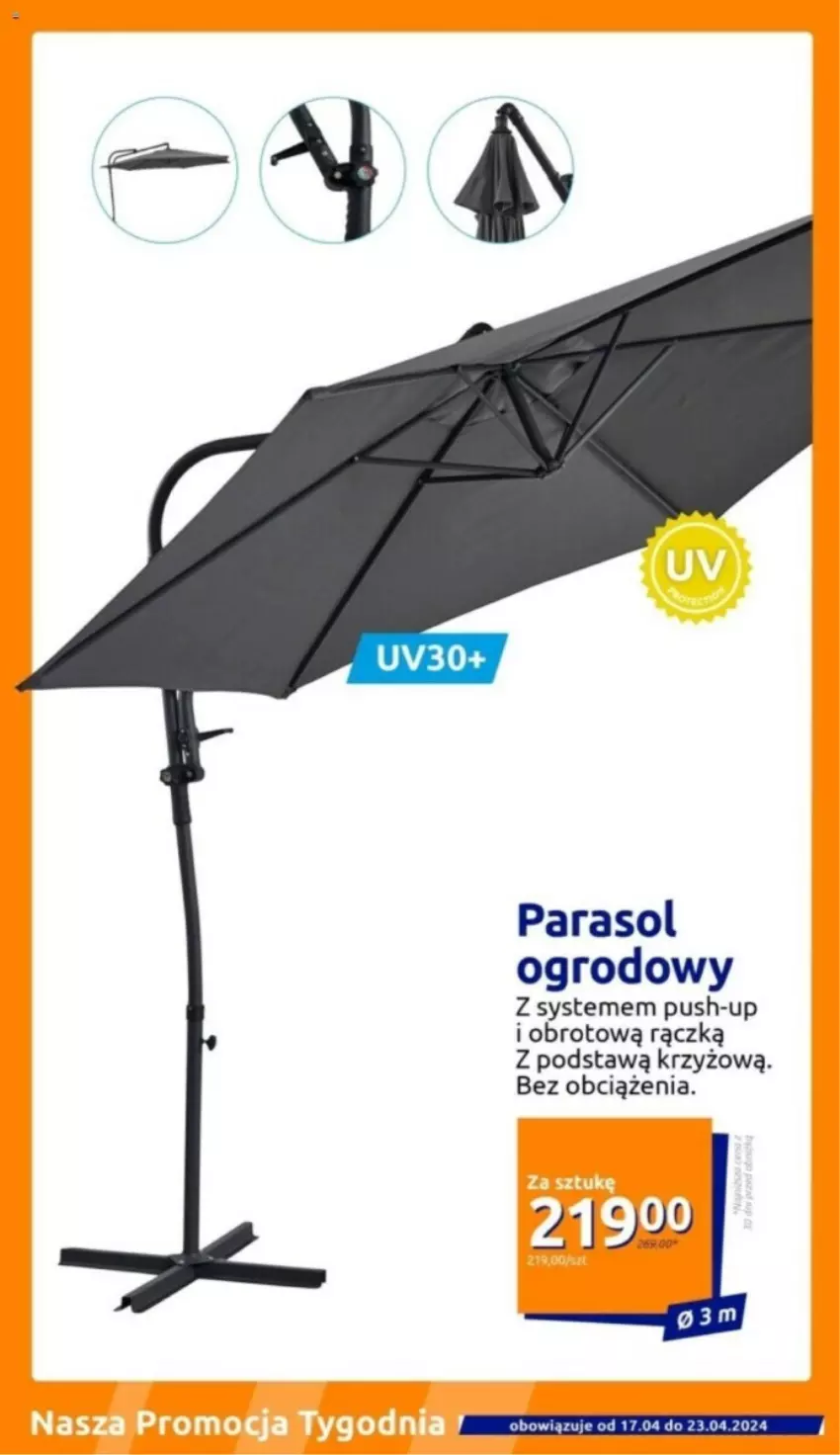 Gazetka promocyjna Action - ważna 17.04 do 23.04.2024 - strona 2 - produkty: Parasol