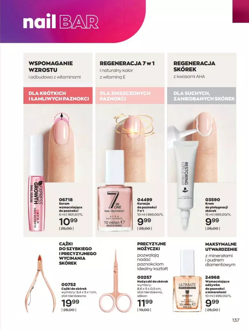 Gazetka promocyjna Avon - Czerwiec - ważna 01.06 do 30.06.2021 - strona 137 - produkty: Cążki, Noż, Nożyczki, Rum, Ser, Serum, Wasa