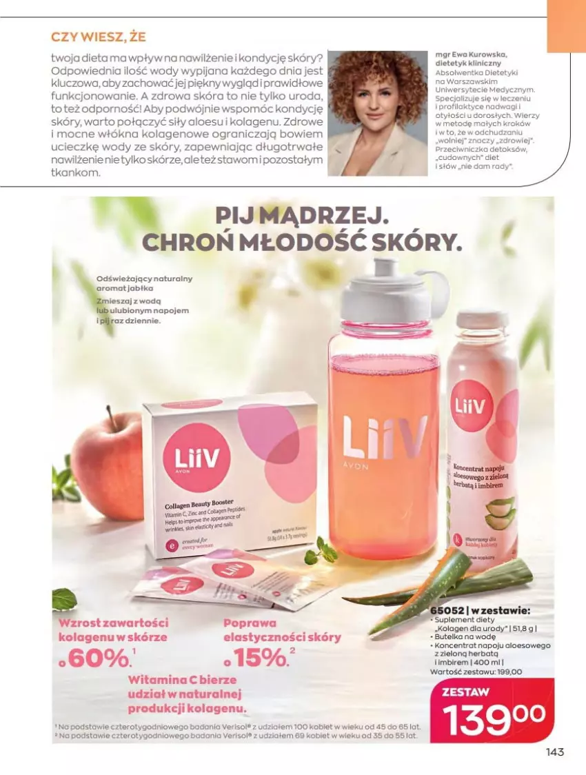 Gazetka promocyjna Avon - Czerwiec - ważna 01.06 do 30.06.2021 - strona 143 - produkty: Gra, Imbir, Jabłka, Kolagen, Por