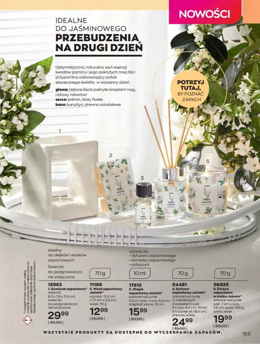 Gazetka promocyjna Avon - Czerwiec - ważna 01.06 do 30.06.2021 - strona 153 - produkty: Bursztyn, Inka, Kominek, Olej, Piec, Sandał, Ser, Waga