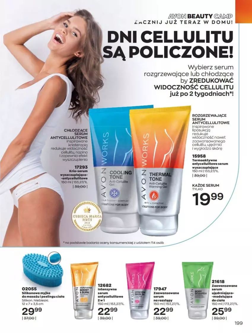 Gazetka promocyjna Avon - Czerwiec - ważna 01.06 do 30.06.2021 - strona 199 - produkty: Moda, Peeling, Rum, Ser, Serum, Silikonowa myjka, Tera